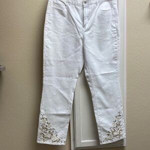 Embroidered pants